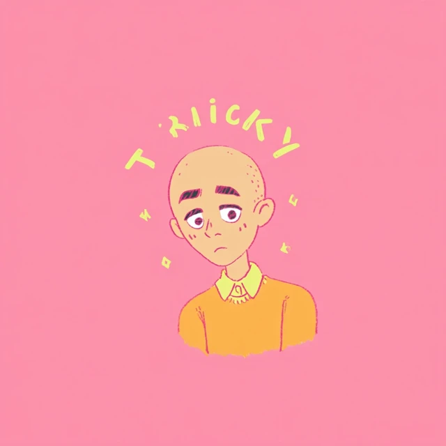 Tricky Illustration Retro Cartoon Style