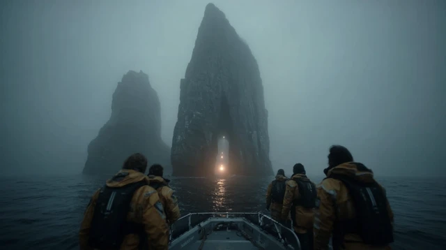 Alien Encounter at Sea Cinematic Suspense