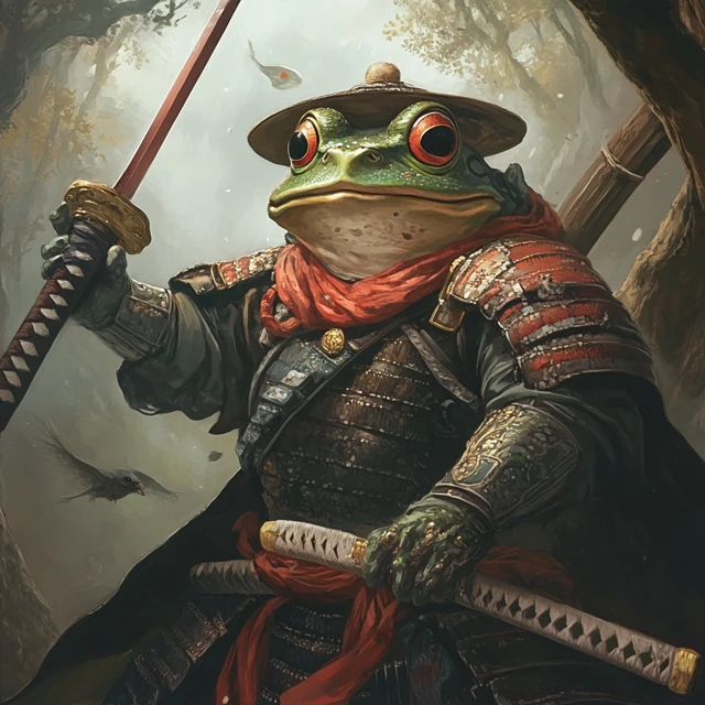 Samurai Frog Yokai Protector vs Abraxis