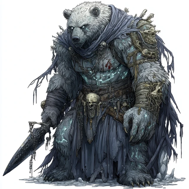 Undead Bear Barbarian: Spectral Fury
