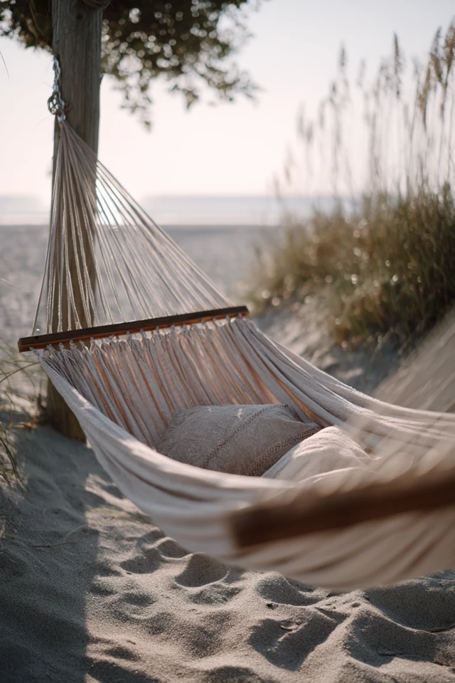 Beach Hammock Serene Coastal Relaxation Luxury