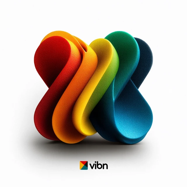 Vibn Dating App Logo Design Creative and Modern