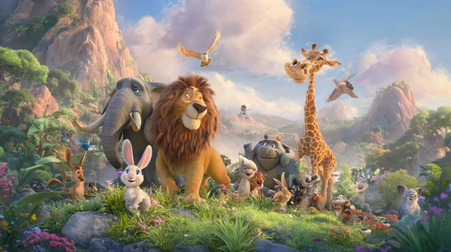 Pixar Animals A Diverse Group of Friends