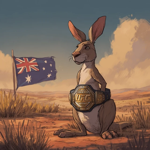 UFC Kangaroo Champion in the Australian Outback