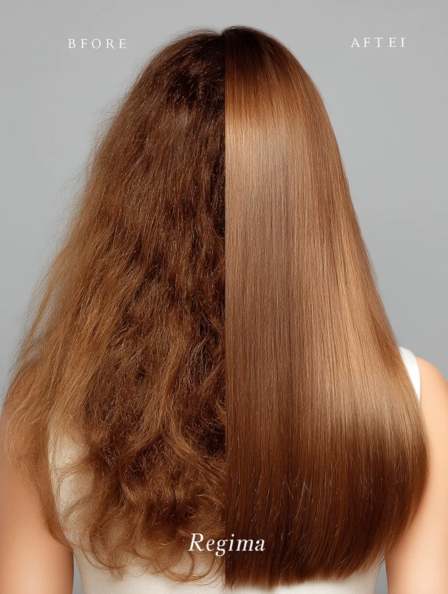 Hair Transformation Before and After - Regima Treatment