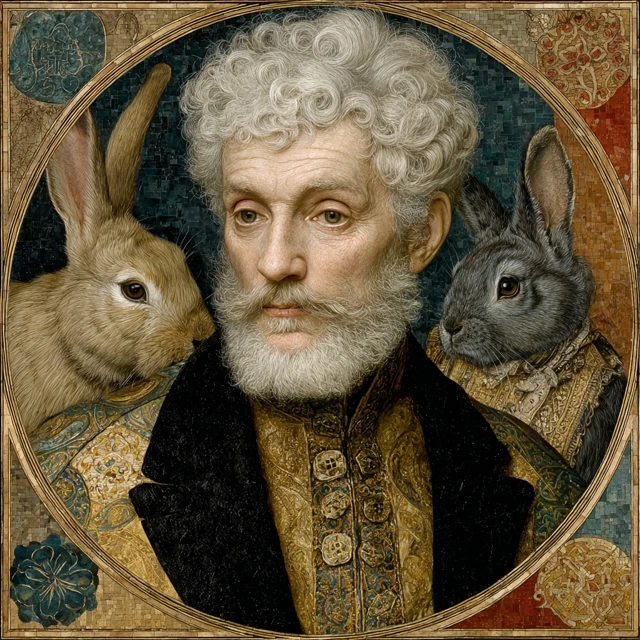 Looney Tunes Bunnies Artwork Leonardo da Vinci