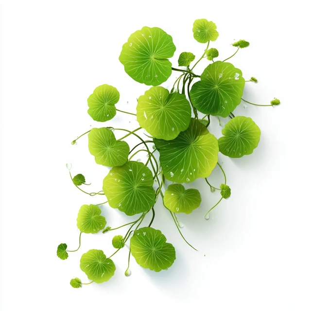 Centella Plant Vector Illustration Design