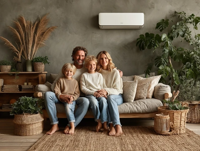 Modern Lounge Room Photo Shoot Family at Home