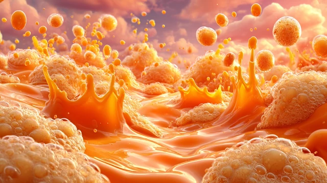Orange Soda Dreamworld Fantasy Landscape