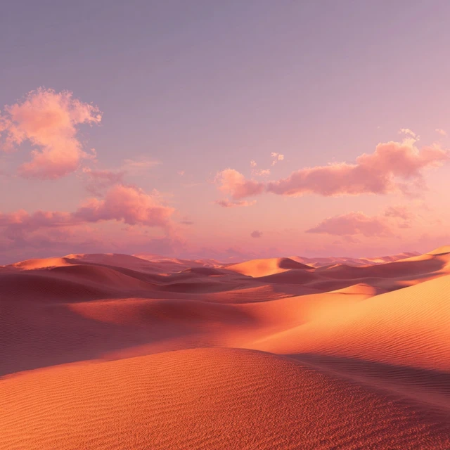 Desert Dawn 3D Render Realistic Sand Dunes AAA Graphics