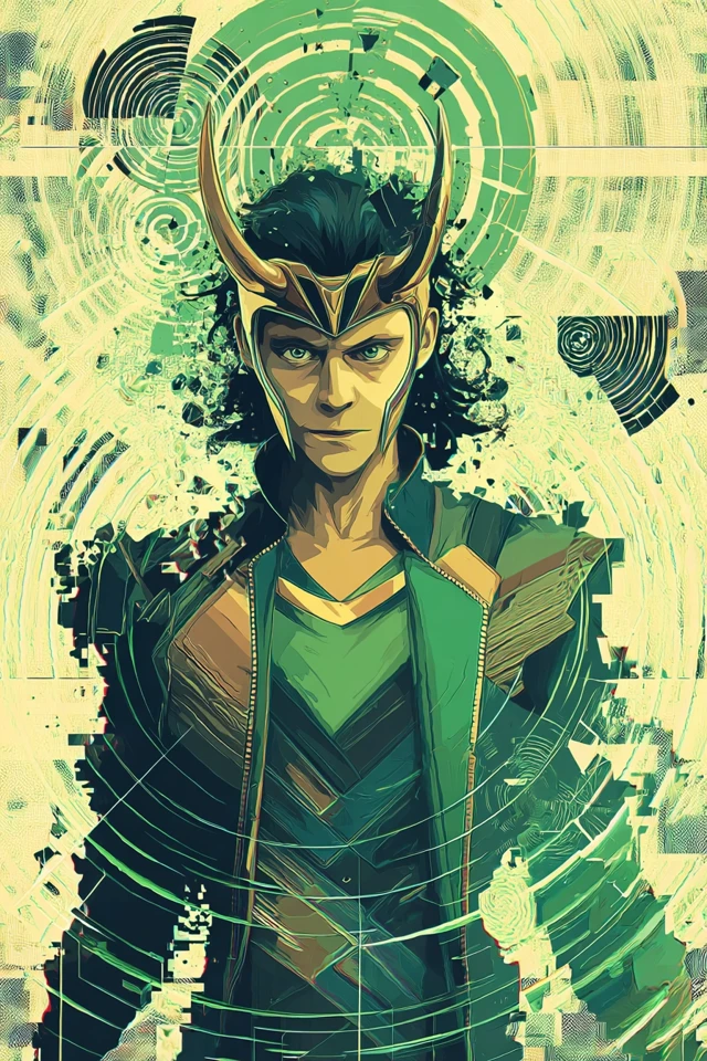 Loki Paradox NFT Portrait Cosmic Mischief