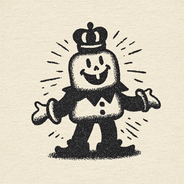 Vintage Halloween Mascot Cartoon Retro Diner Logo