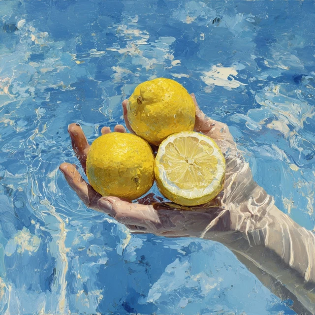 Lemons in Water A Still Life Painting