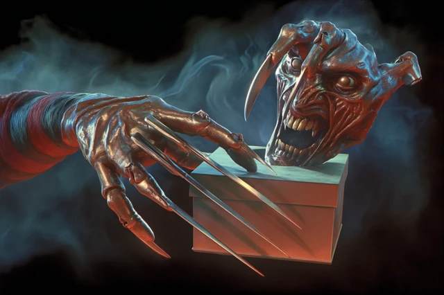 Freddy Kruegers Glove 3D Render Horror