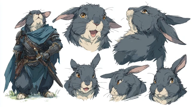 Warrior Bunny Character Sheet