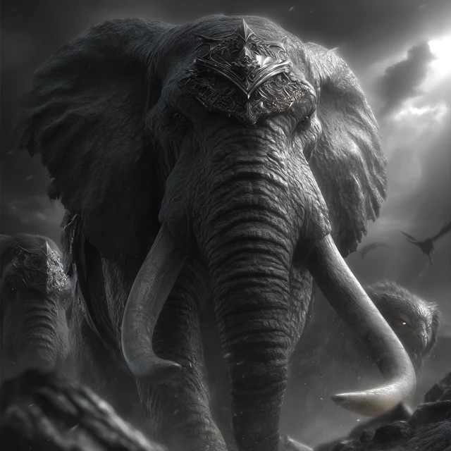 People of the Elephant Illustration