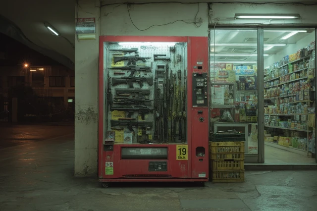 Miniature Weapons Vending Machine