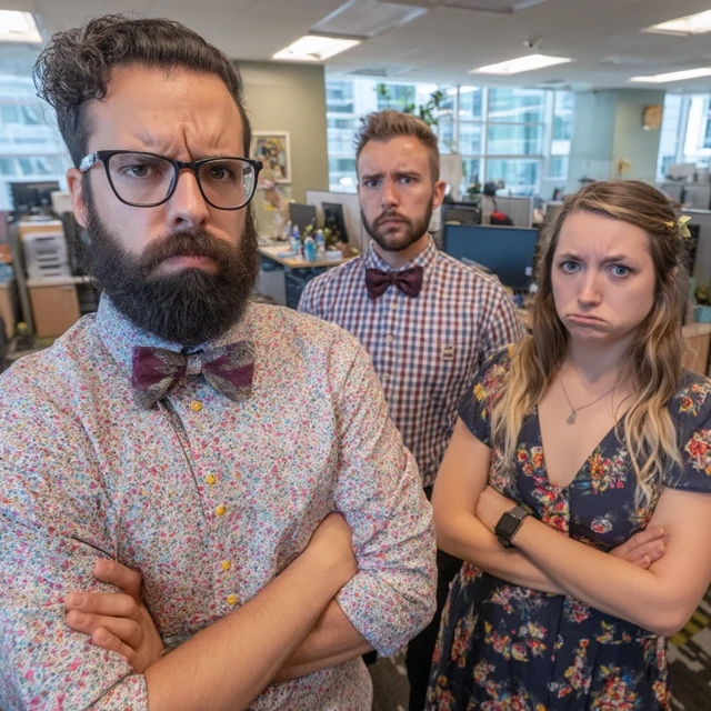 Modern Office The Morality Police Are Not Pleased