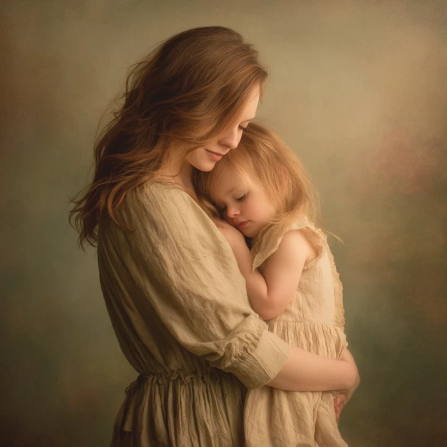 Mother and Child A Tender Moment of Affection