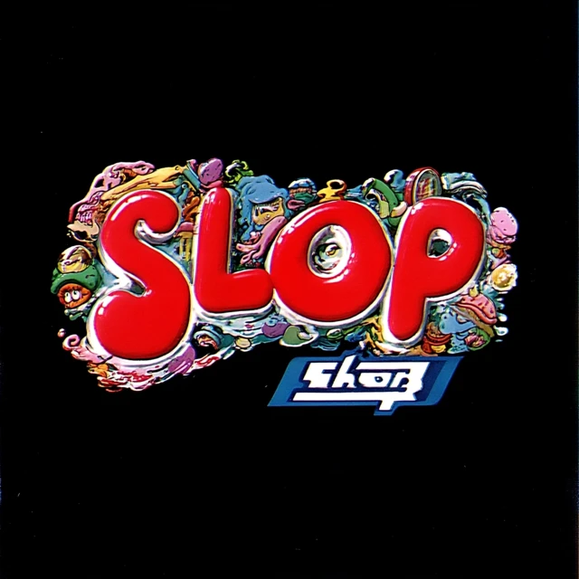 Slop Shop Logo Design Text on White Background