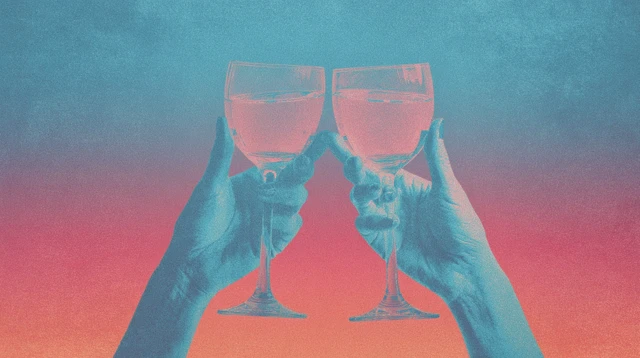 Cheers Vodka Glasses Poster Art