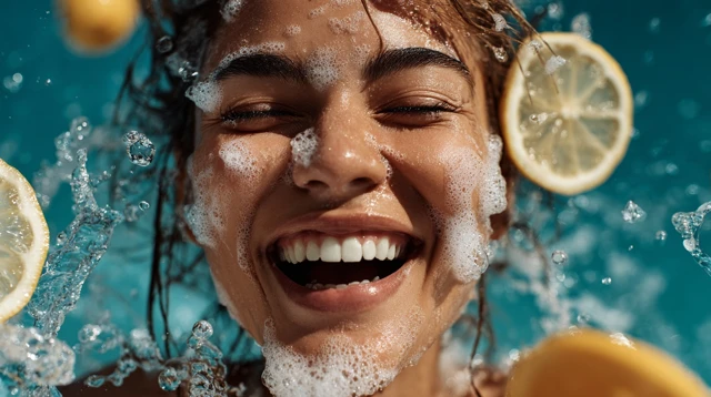 Skincare Portrait Radiant Beauty Fresh Cleansing