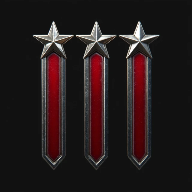 Military Rank Insignia Three Star General