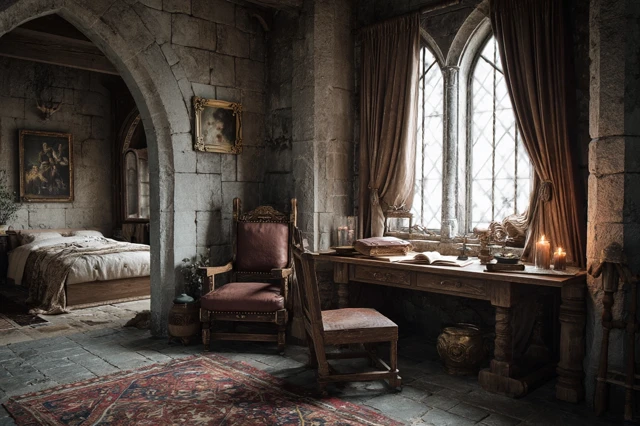 Medieval Bedroom Interior Design Castle Architecture