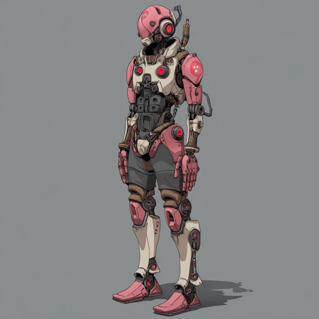 Anime Robot Fantasy Art