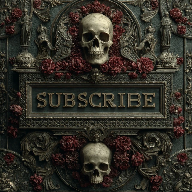 Subscribe Sign Gothic Background for Blog