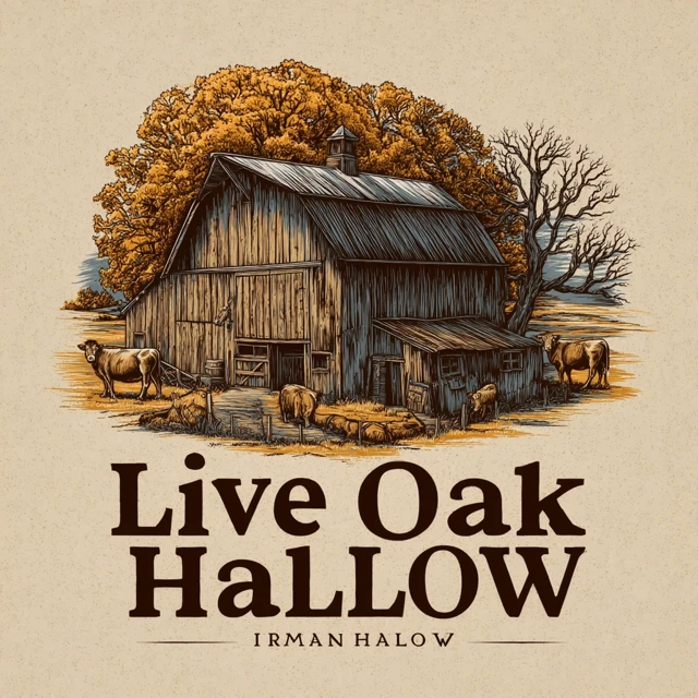 Live Oak Hollow Logo Farm Life YouTube Channel