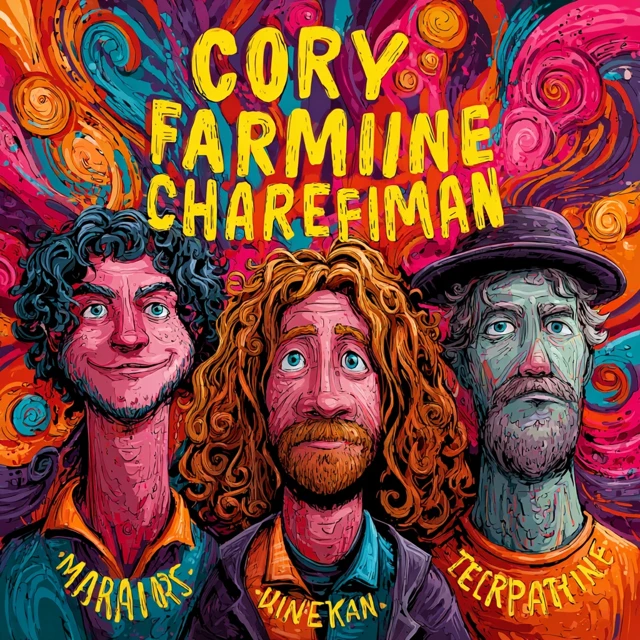 Psychedelic Album Cover Cory Farmine Charefiman