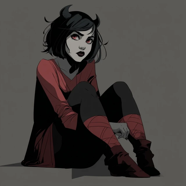 Lilith Portrait in Rubin Style