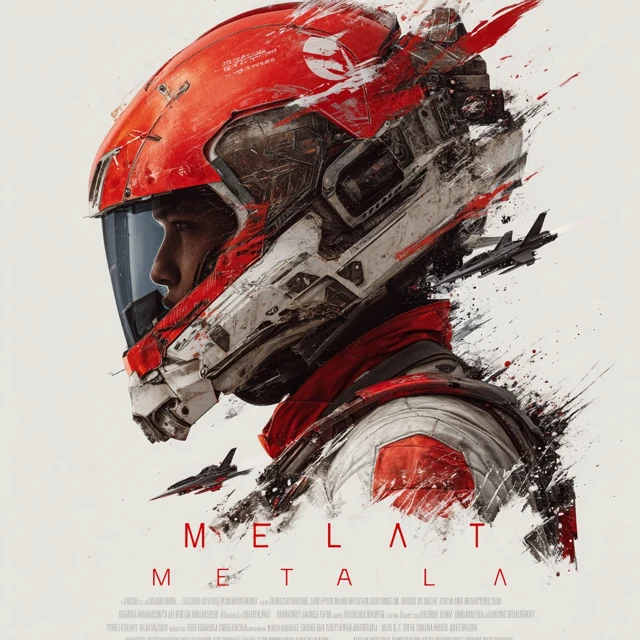 METATALTA SciFi Movie Poster Gritty Fighter Pilot