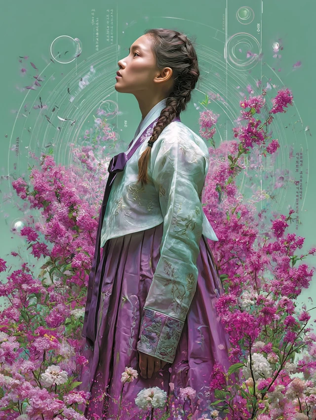 Dreamy Surreal Portrait of a Woman