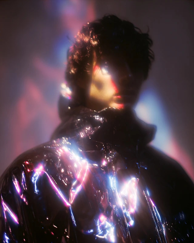 Futuristic Fashion Editorial Chrome Anorak Jacket