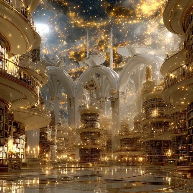 Akashic Records Celestial Library Golden Light