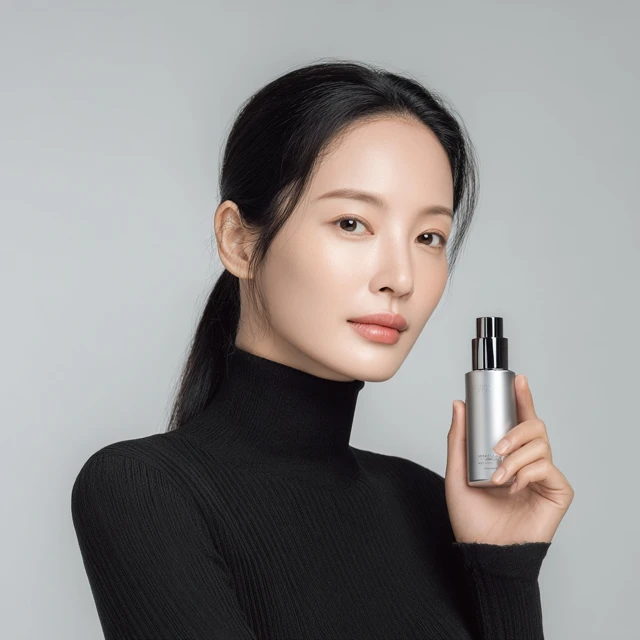 Korean Skincare Advertisement Beauty Portrait