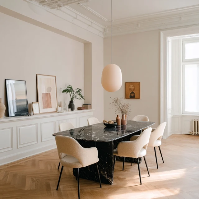 Minimalist Dining Room Interior Design Ideas