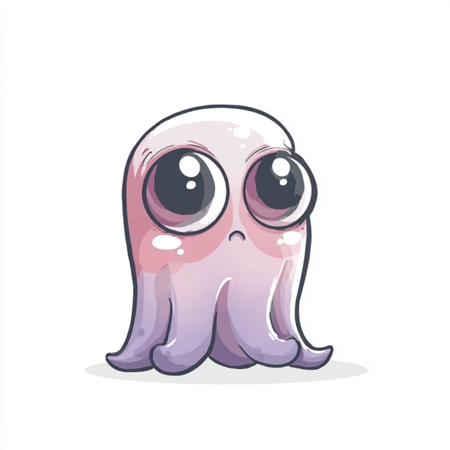 Cute Cartoon Dumbo Octopus NFT Character