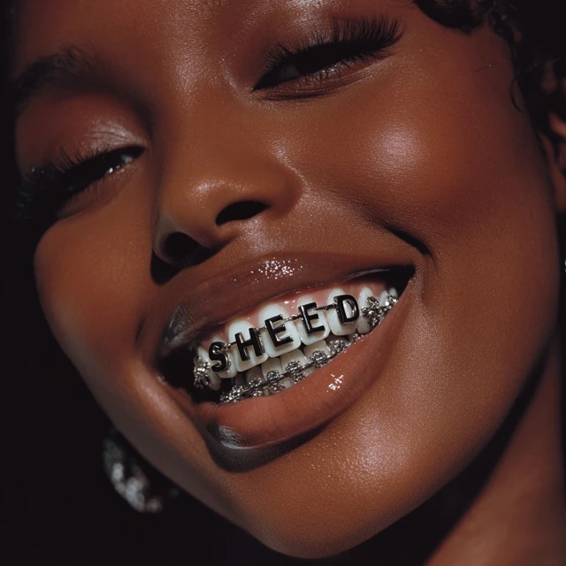 Glossy Smile with SHED Grillz - Modern Beauty Ad