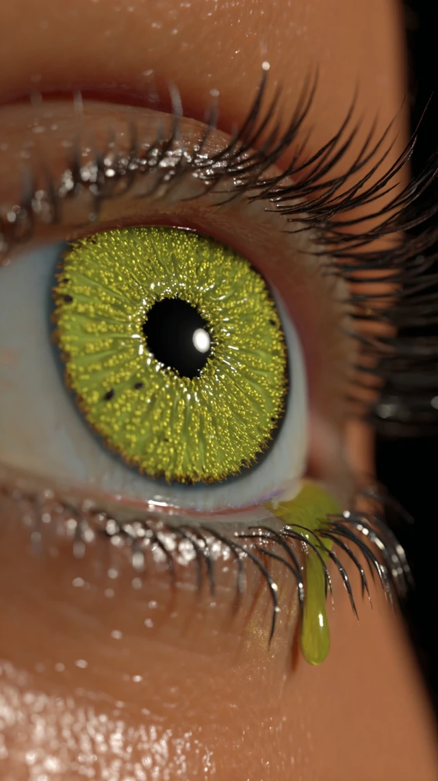 Kiwi Eye Macro Photography Hyperrealistic Detail