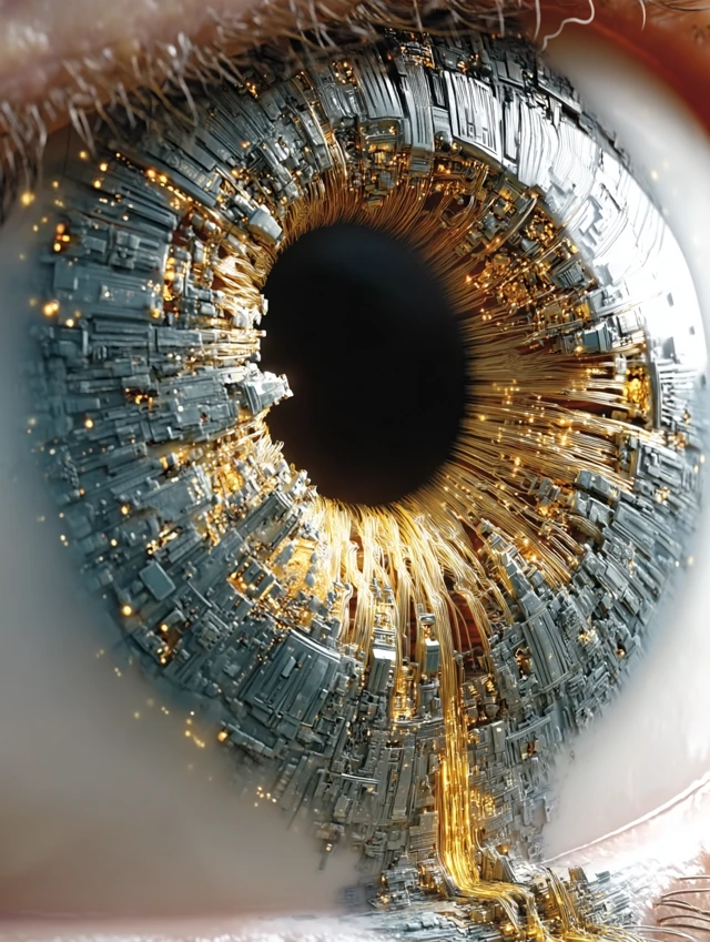 Cybernetic Eye in Quantum Fluid