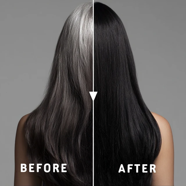 Hair Transformation Before and After