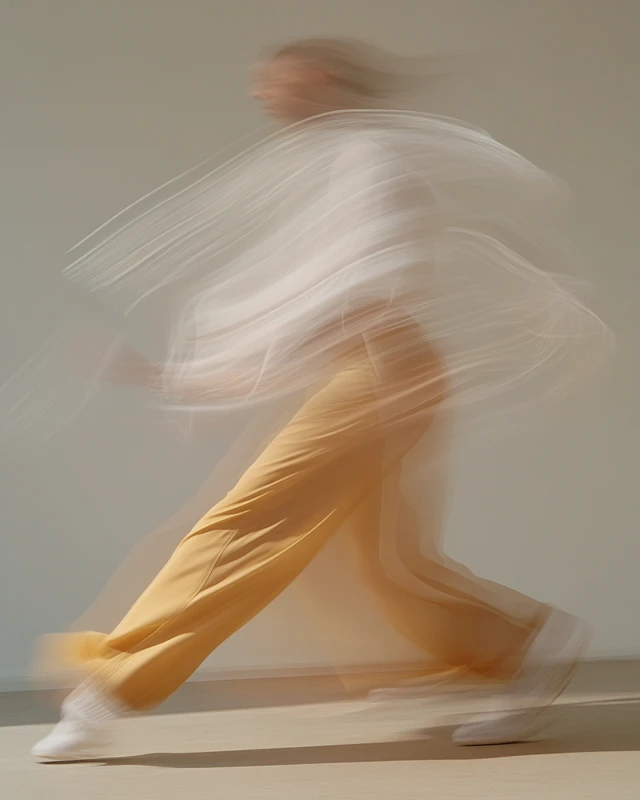 Motion Blur Dance Editorial Photo