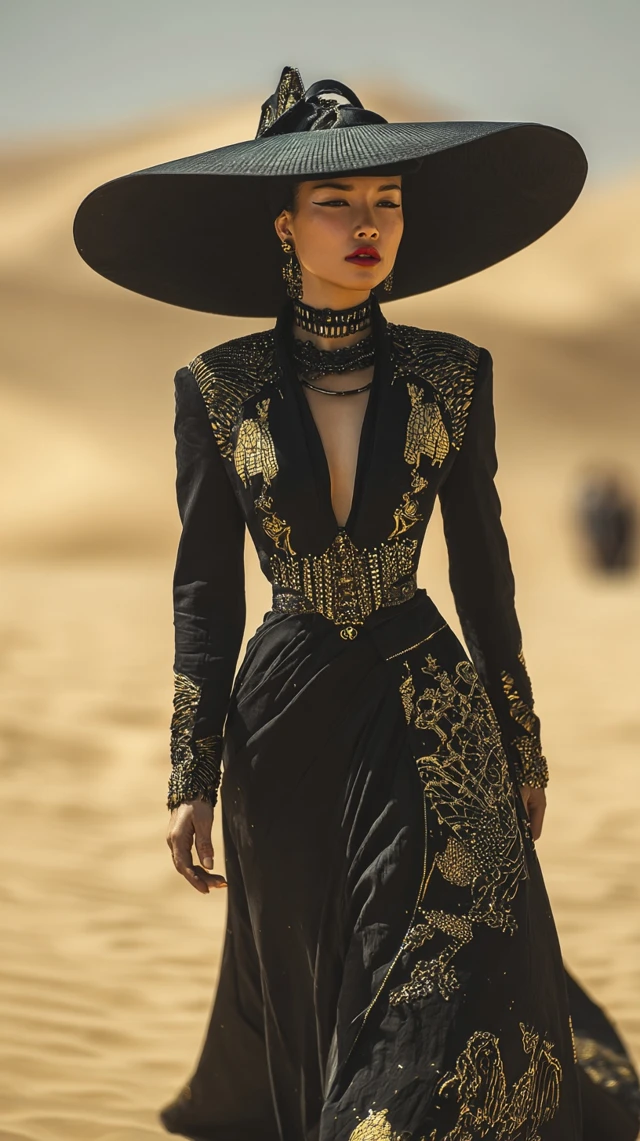 Fashion Show in the Desert Schiaparelli Ensemble