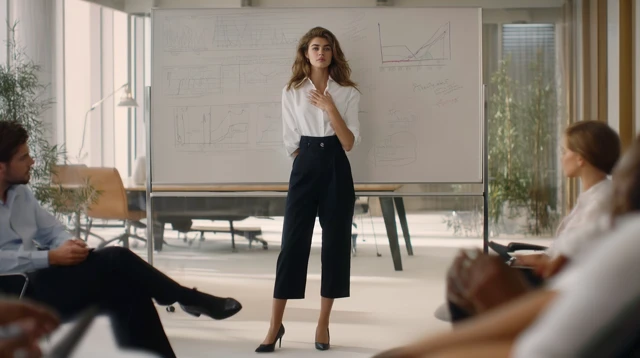 Office Presentation Kaia Gerber Professional Scene