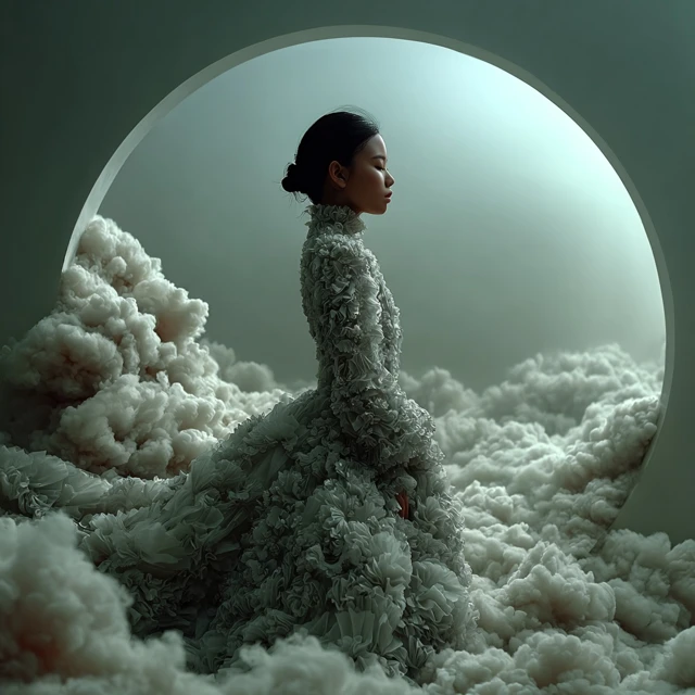 Tim Walker Style Fashion Photography Asian Woman