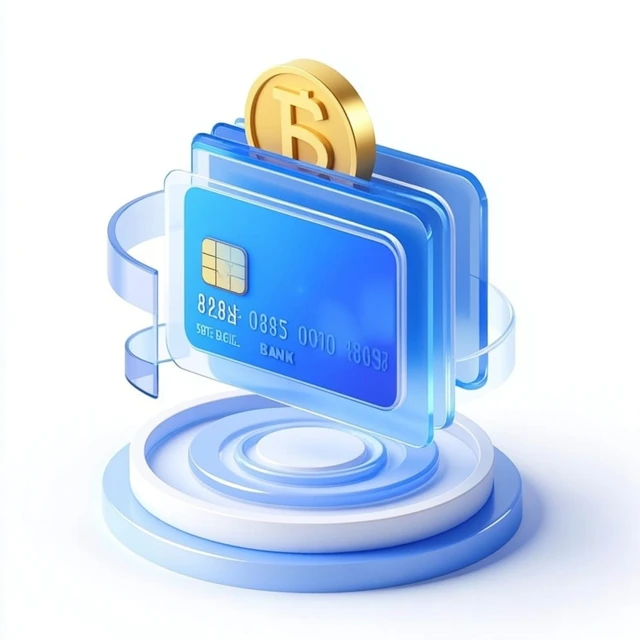 3D Illustration Financial and Banking Elements