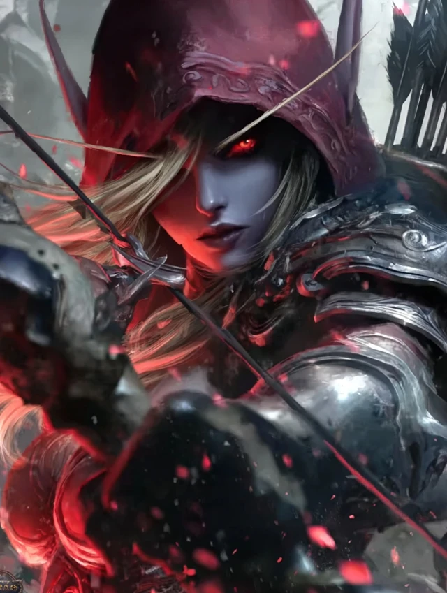 Sylvanas Windrunner Archer Fantasy Art